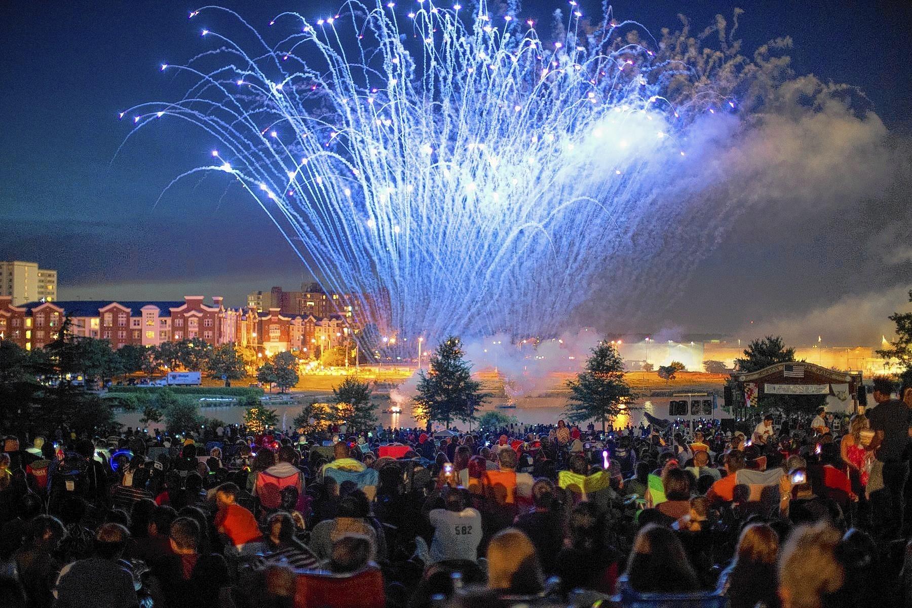 Picture of Fireworks Over Laurel Lake