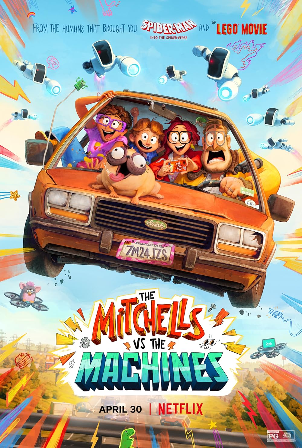 Poster for The Mitchells vs The Machines
