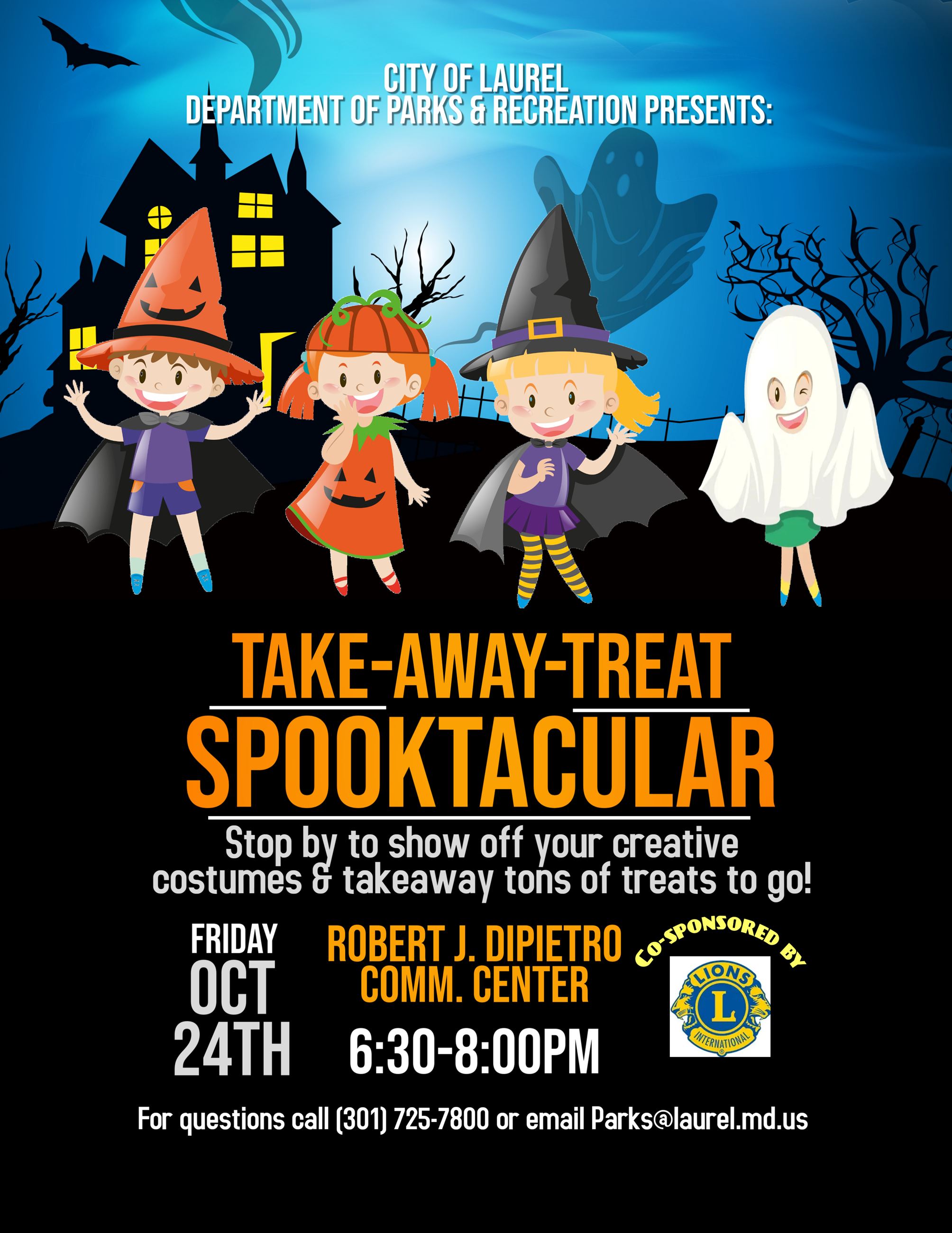 Spooktacular 2025 flyer