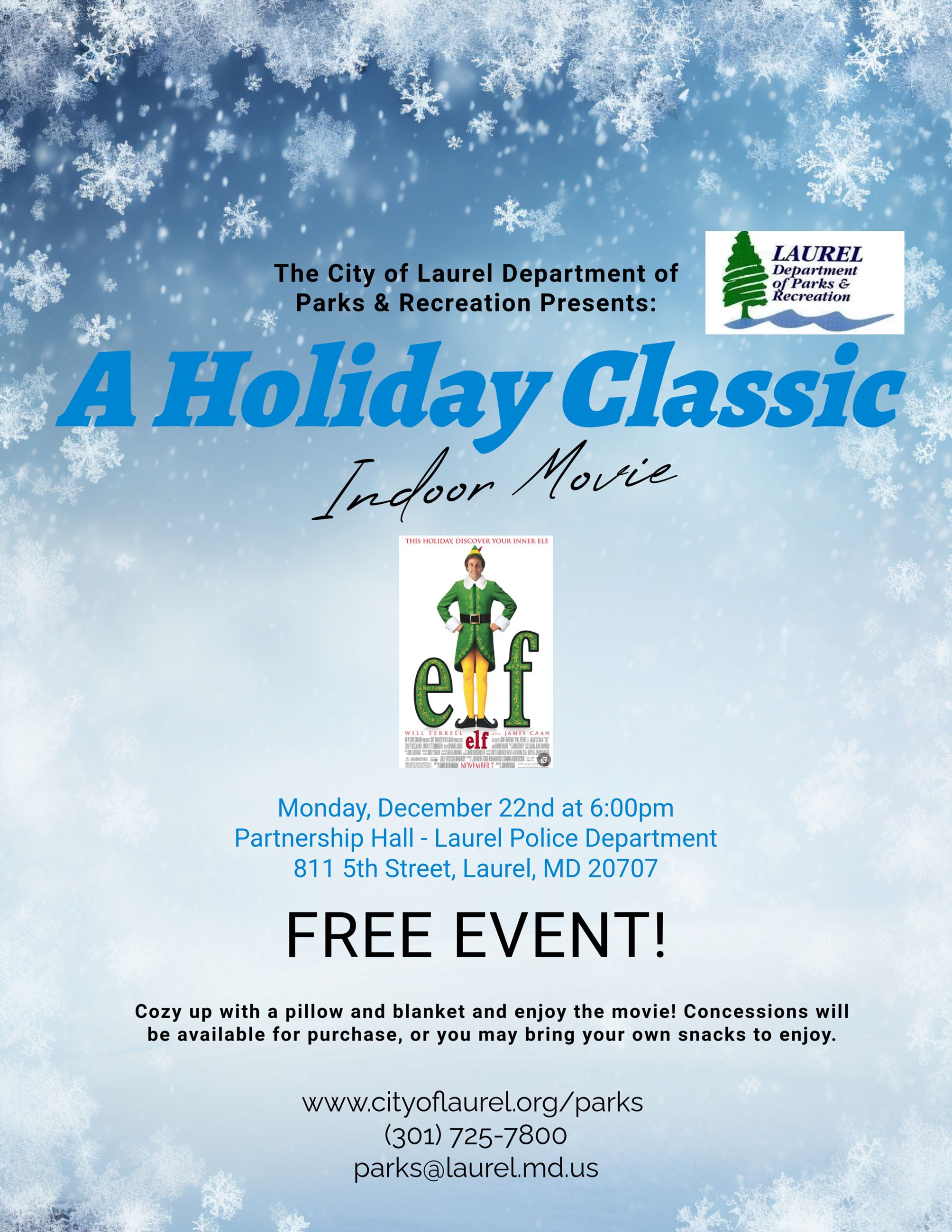 Holiday Movie 2025 flyer