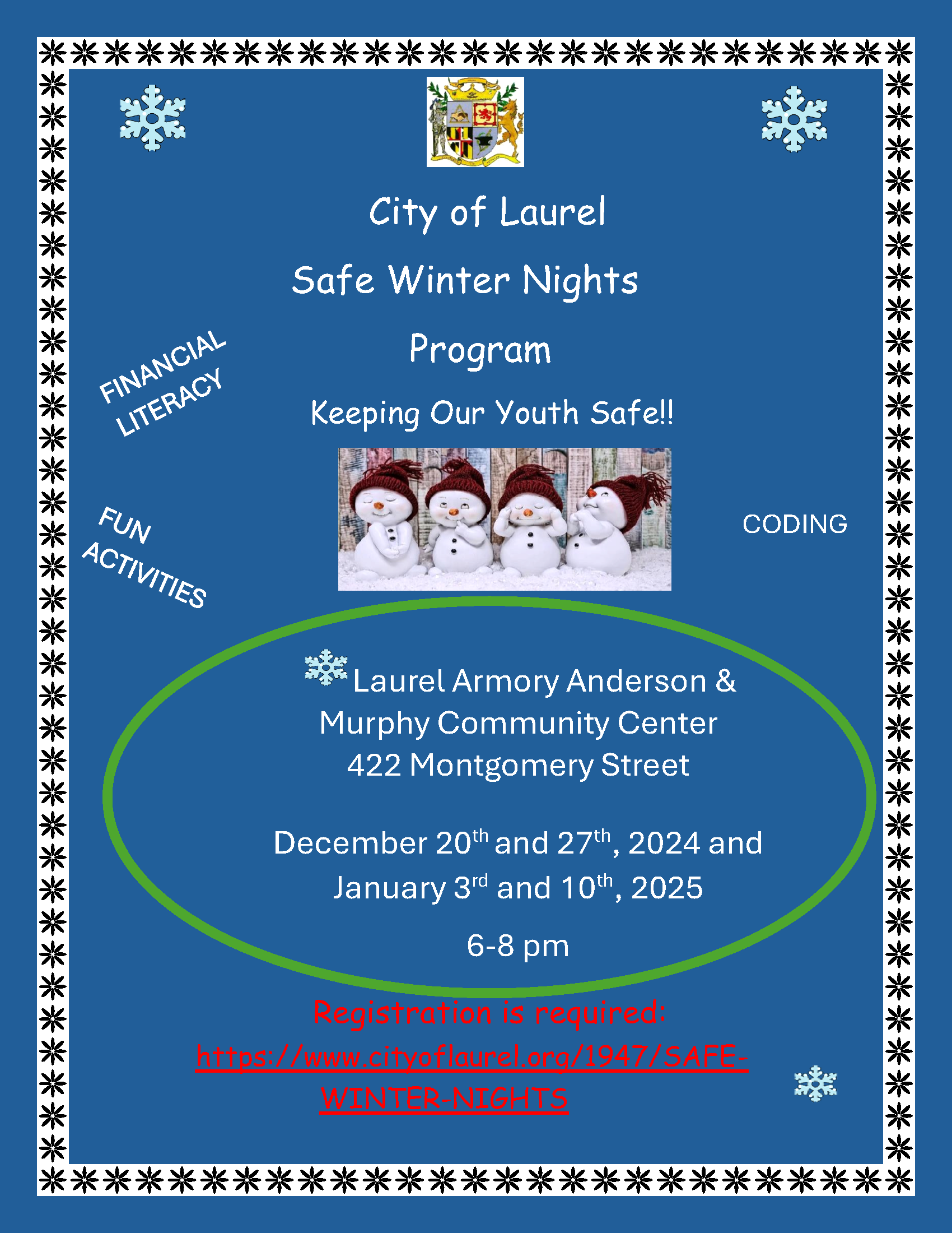 Safe Winter Nights Flyer 