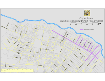 Main Street Building Permit Area Map